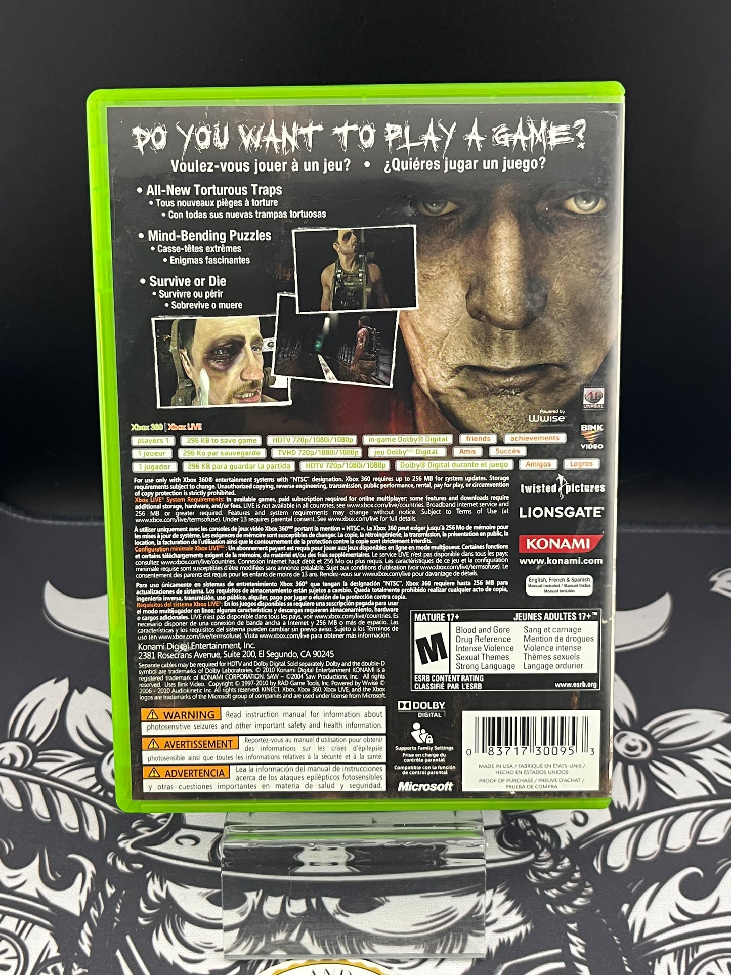 Saw II Fresh & Blood Xbox 360 CIB