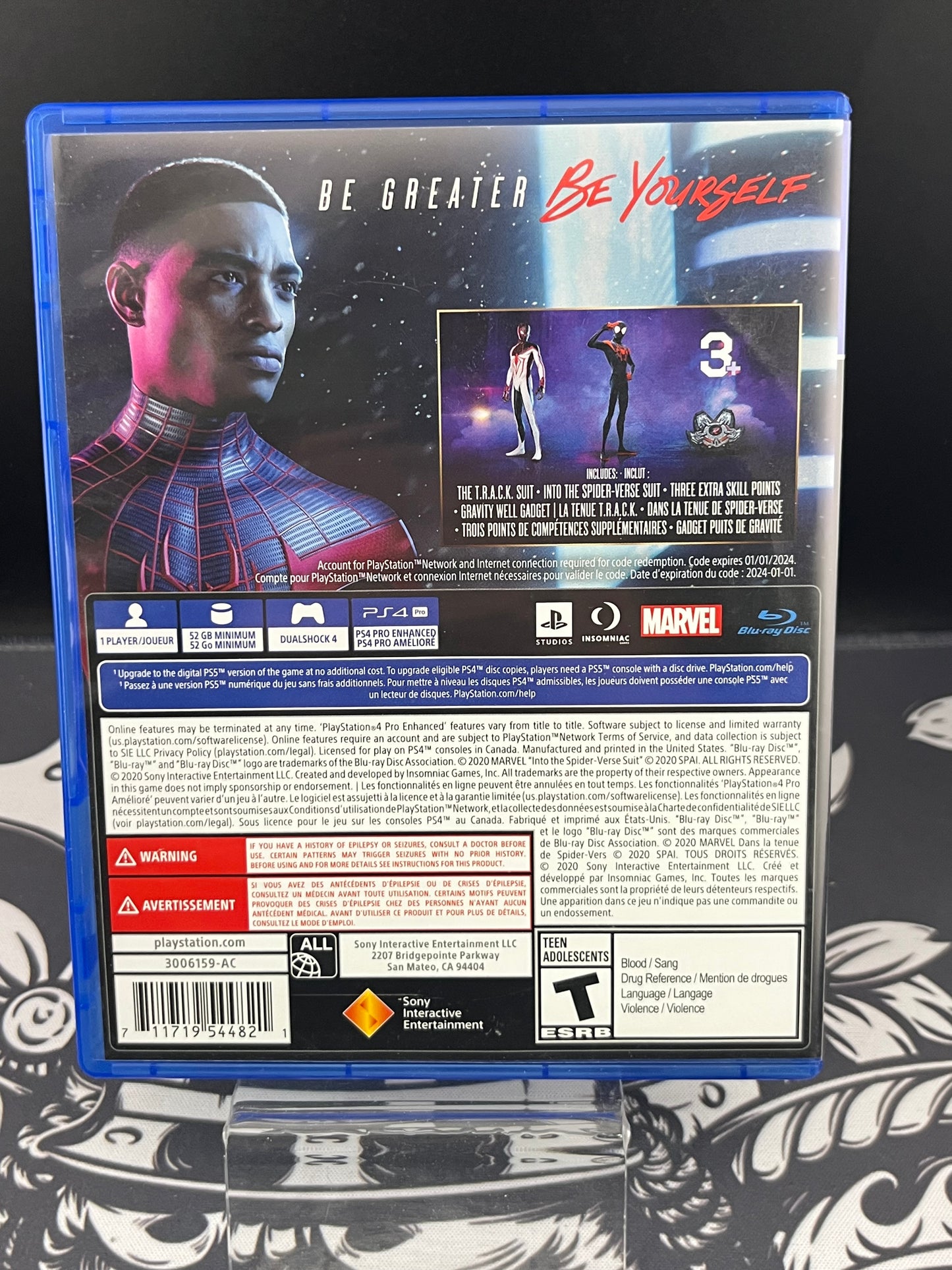 Marvel Spiderman Miles Morales PS4 CIB
