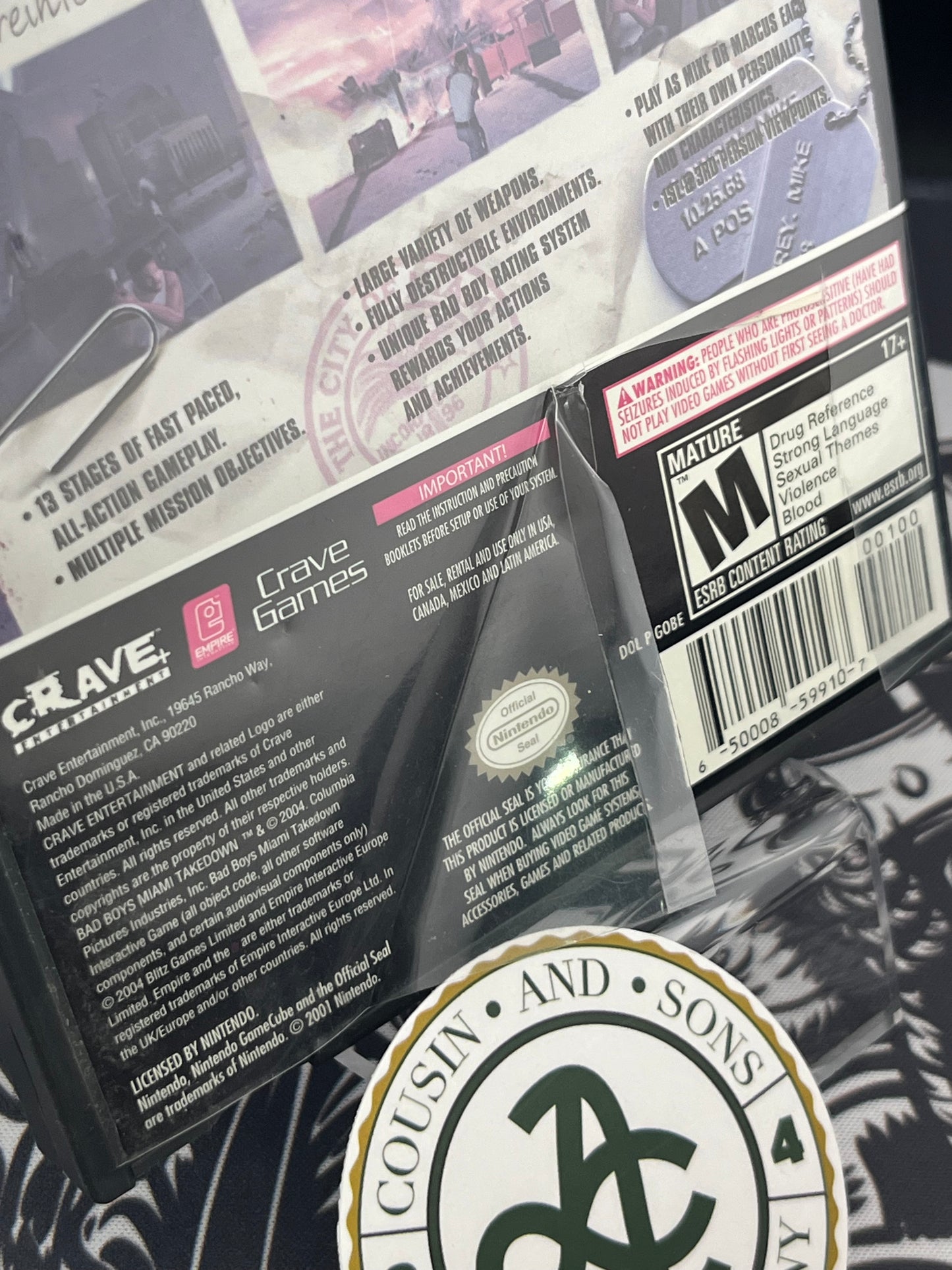 Bad Boys Miami Takedown GameCube CIB