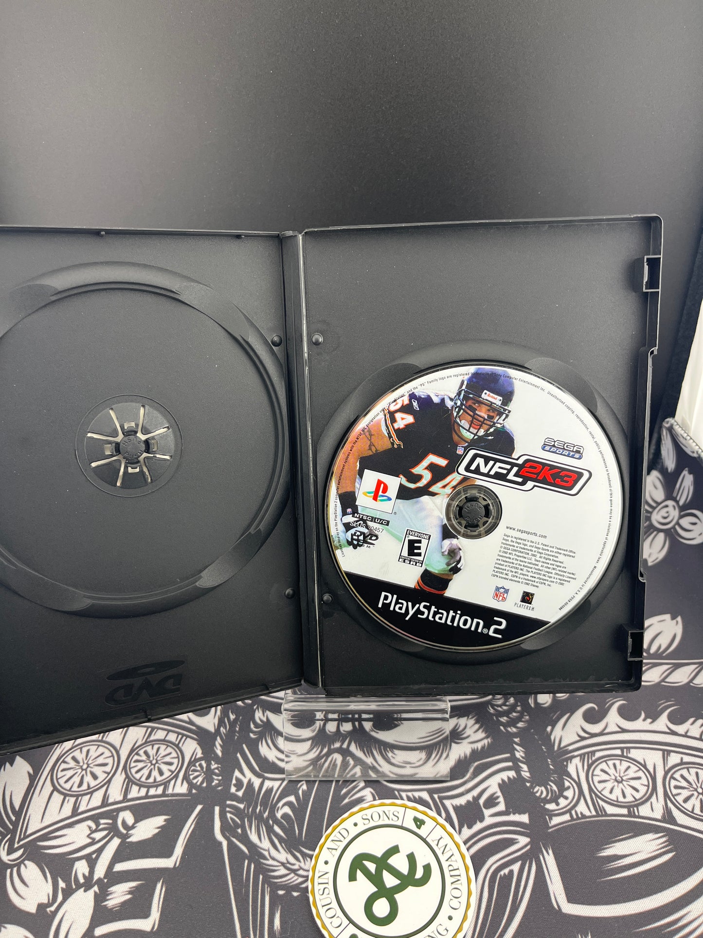 NFL 2K3 PS2 (re-printed cover, no manual)