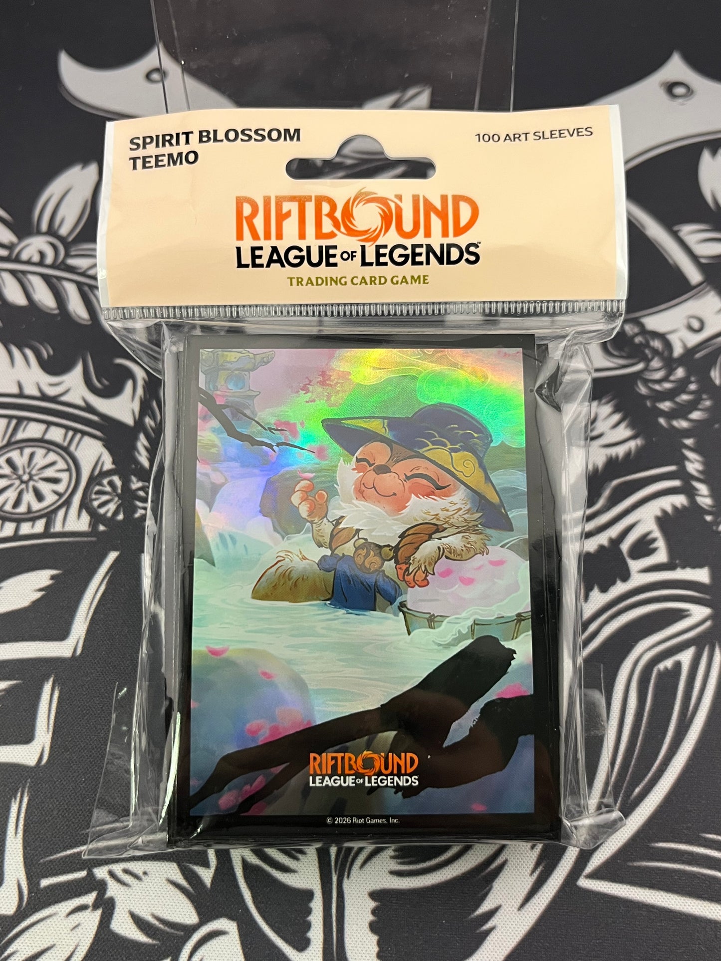 100 Art Sleeves - Spirit Blossom Teemo  - RiftBound League of Legends