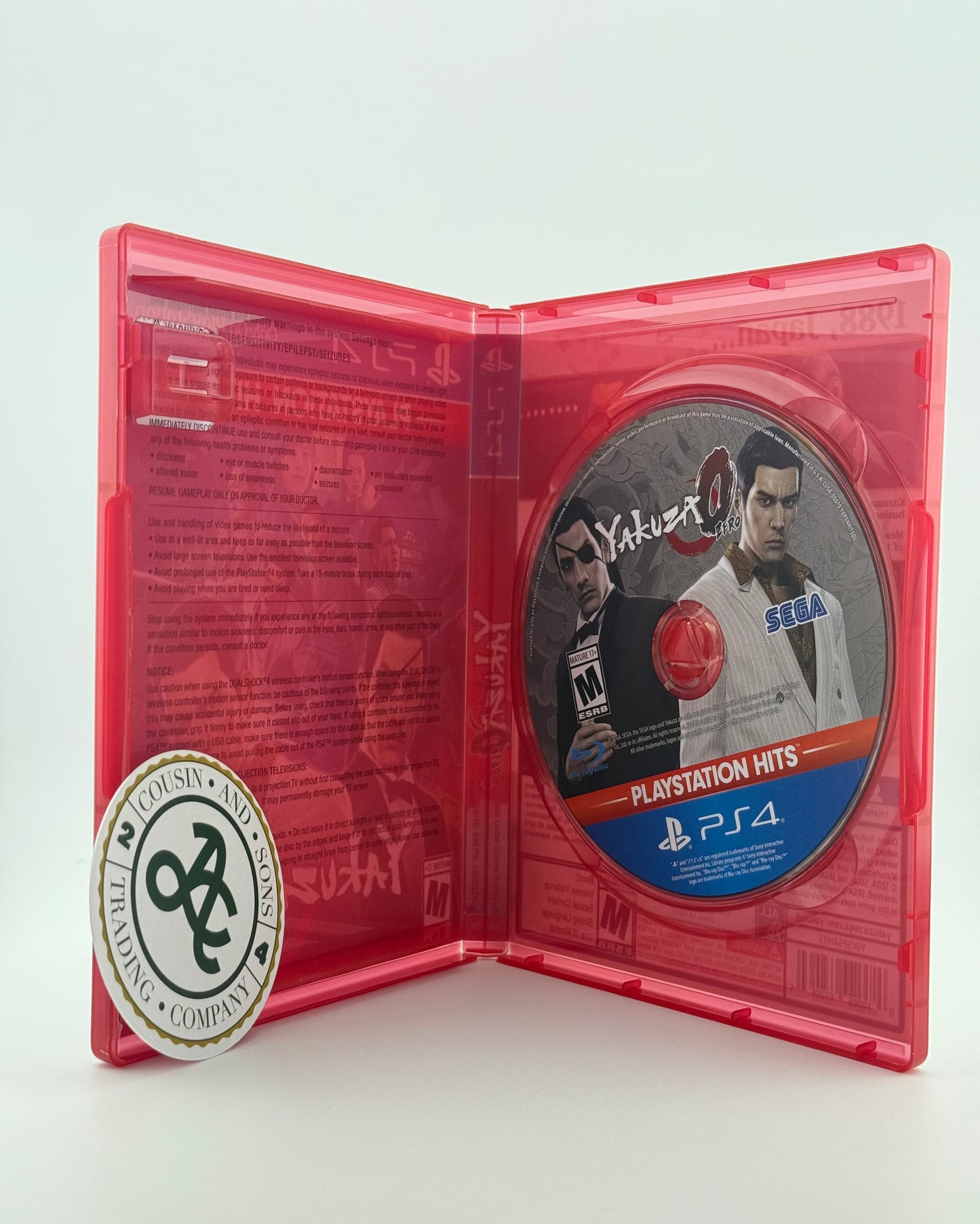 Yakuza 0 PlayStation Hits PS4 CIB