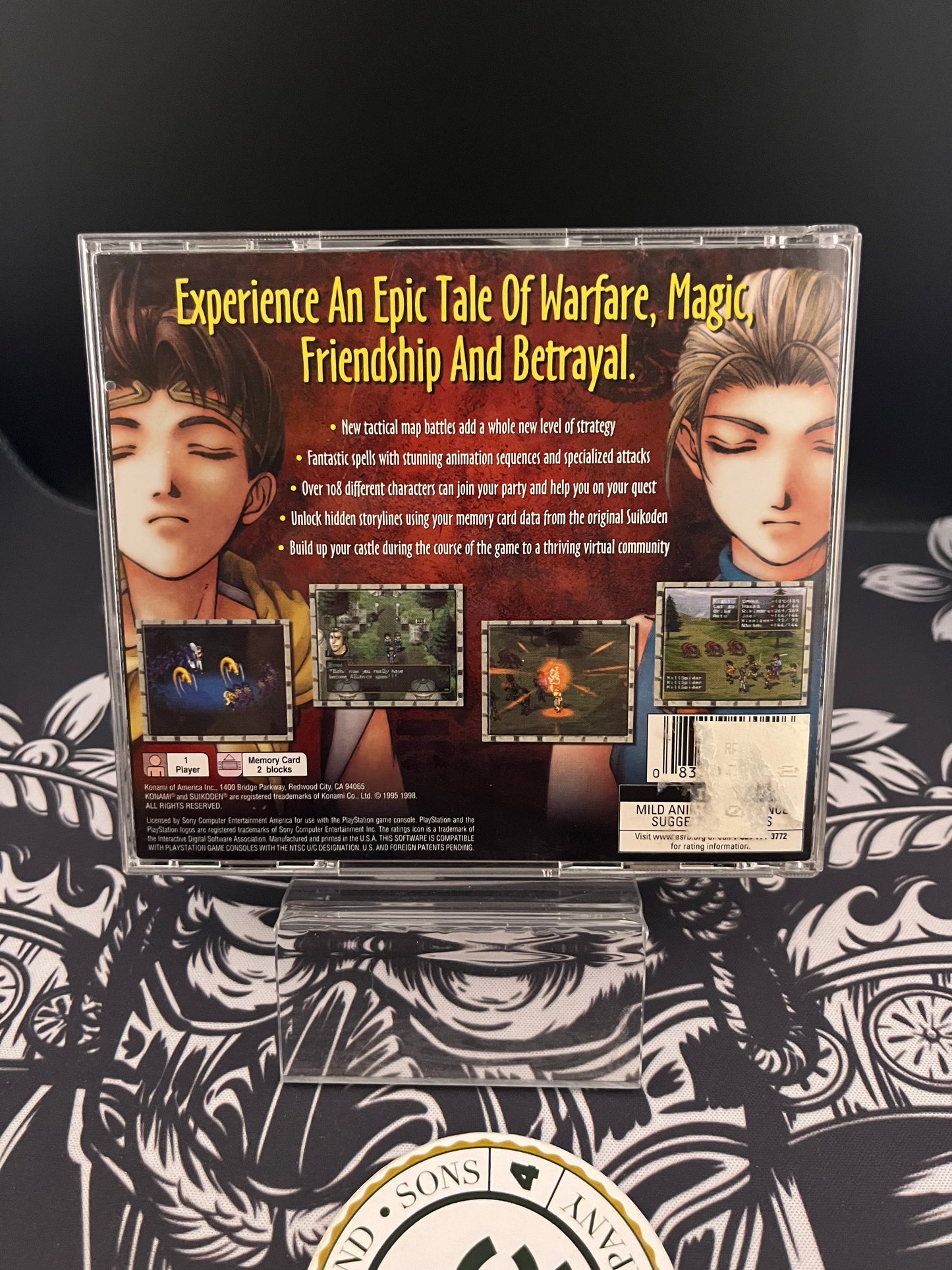 Suikoden 2 PS1 Incomplete Manual
