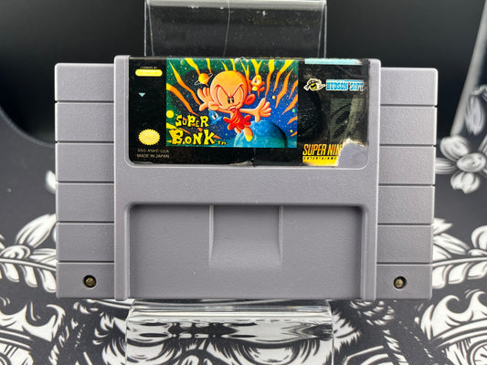 Super Bonk SNES Loose