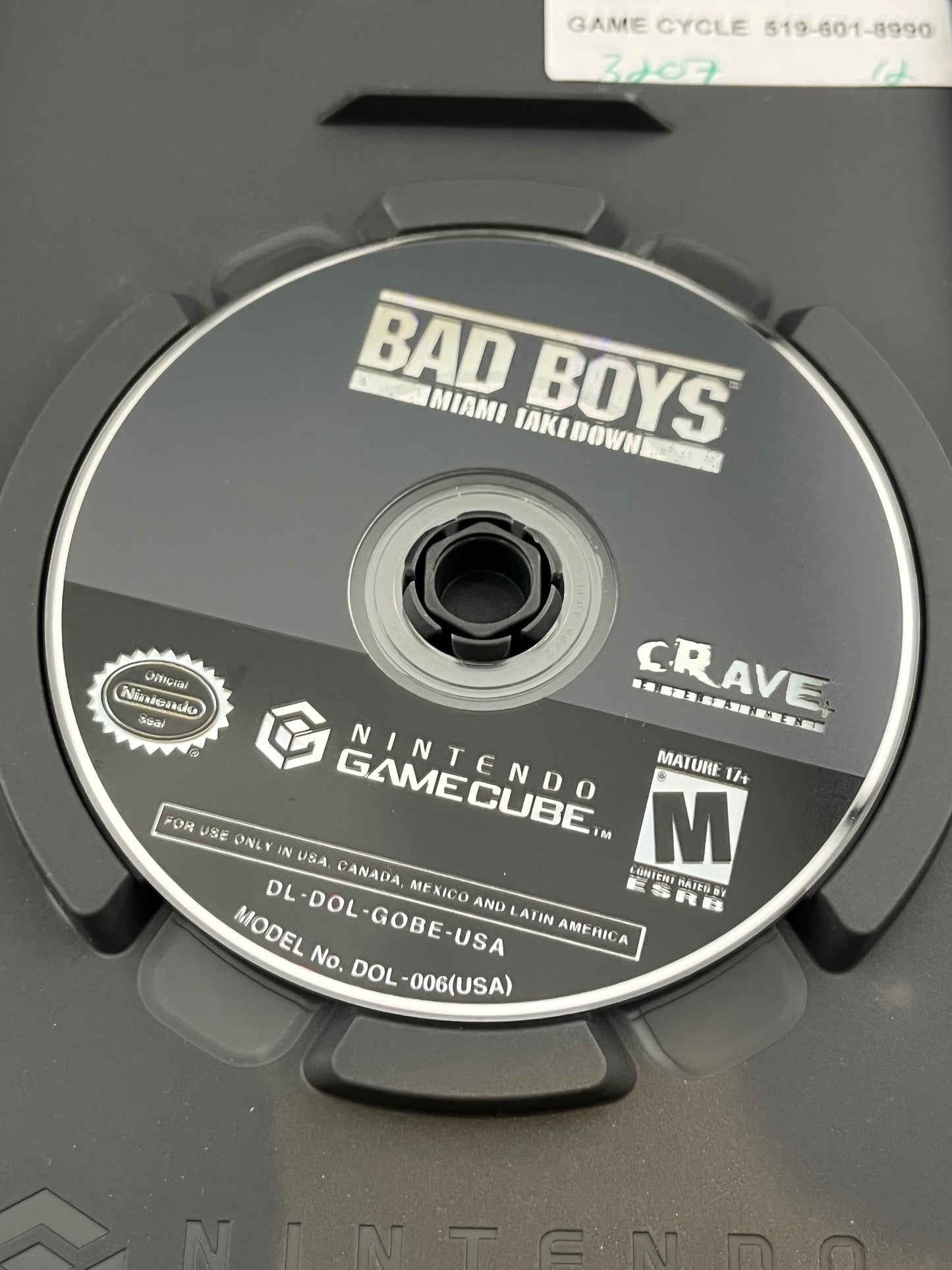 Bad Boys Miami Takedown GameCube CIB