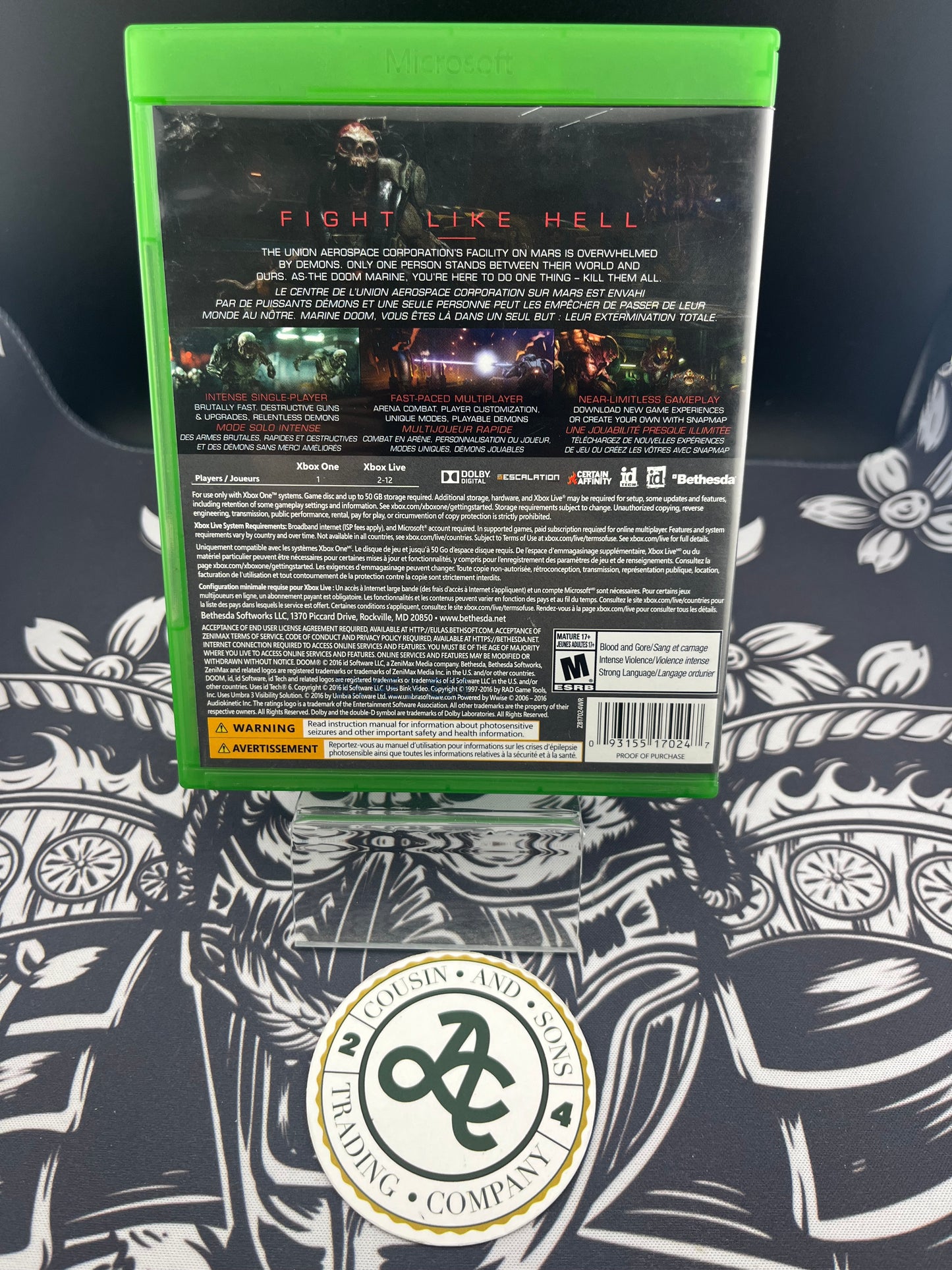Doom Xbox One CIB