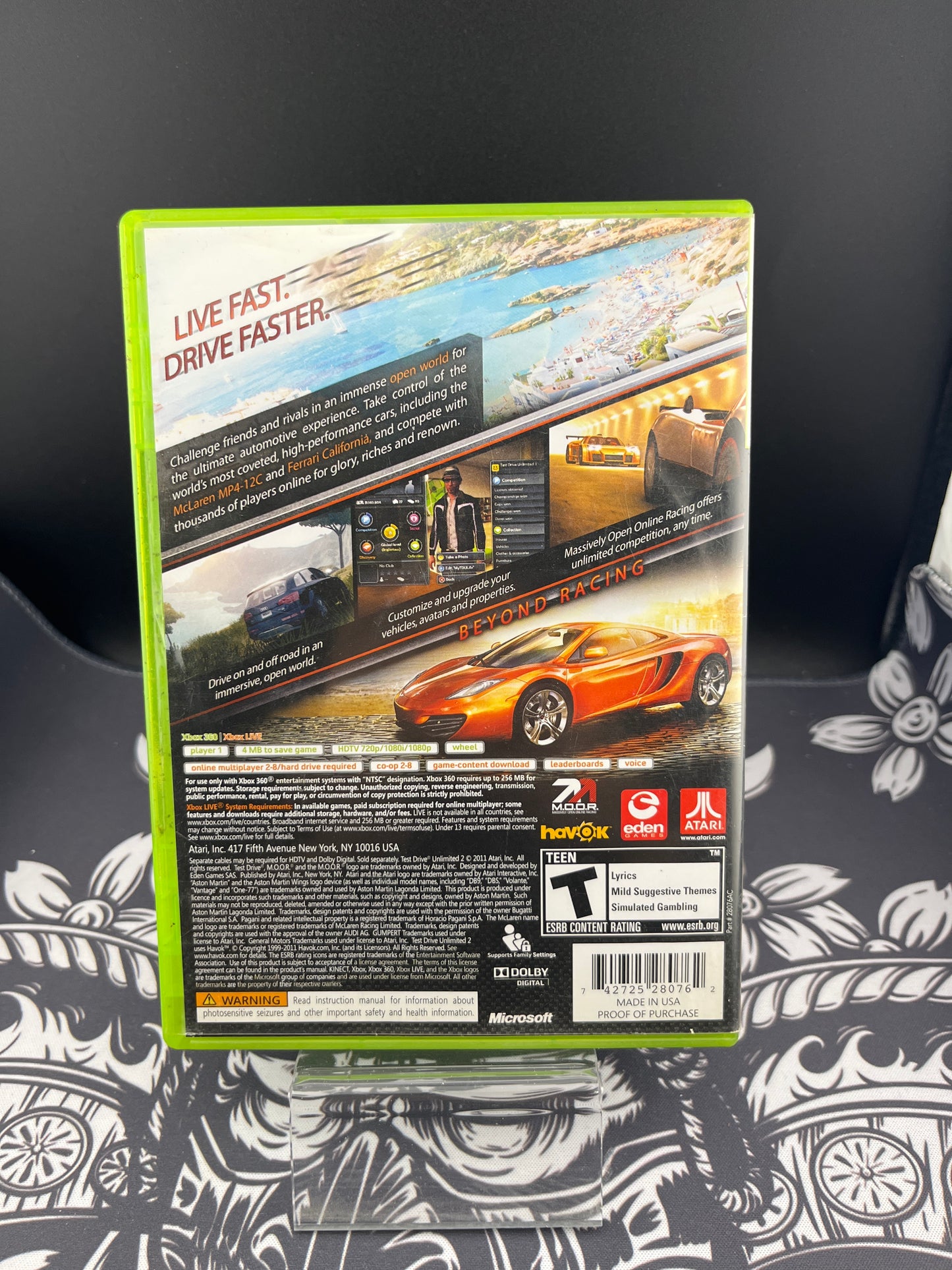 Test Drive 2 Unlimited Xbox360 CIB