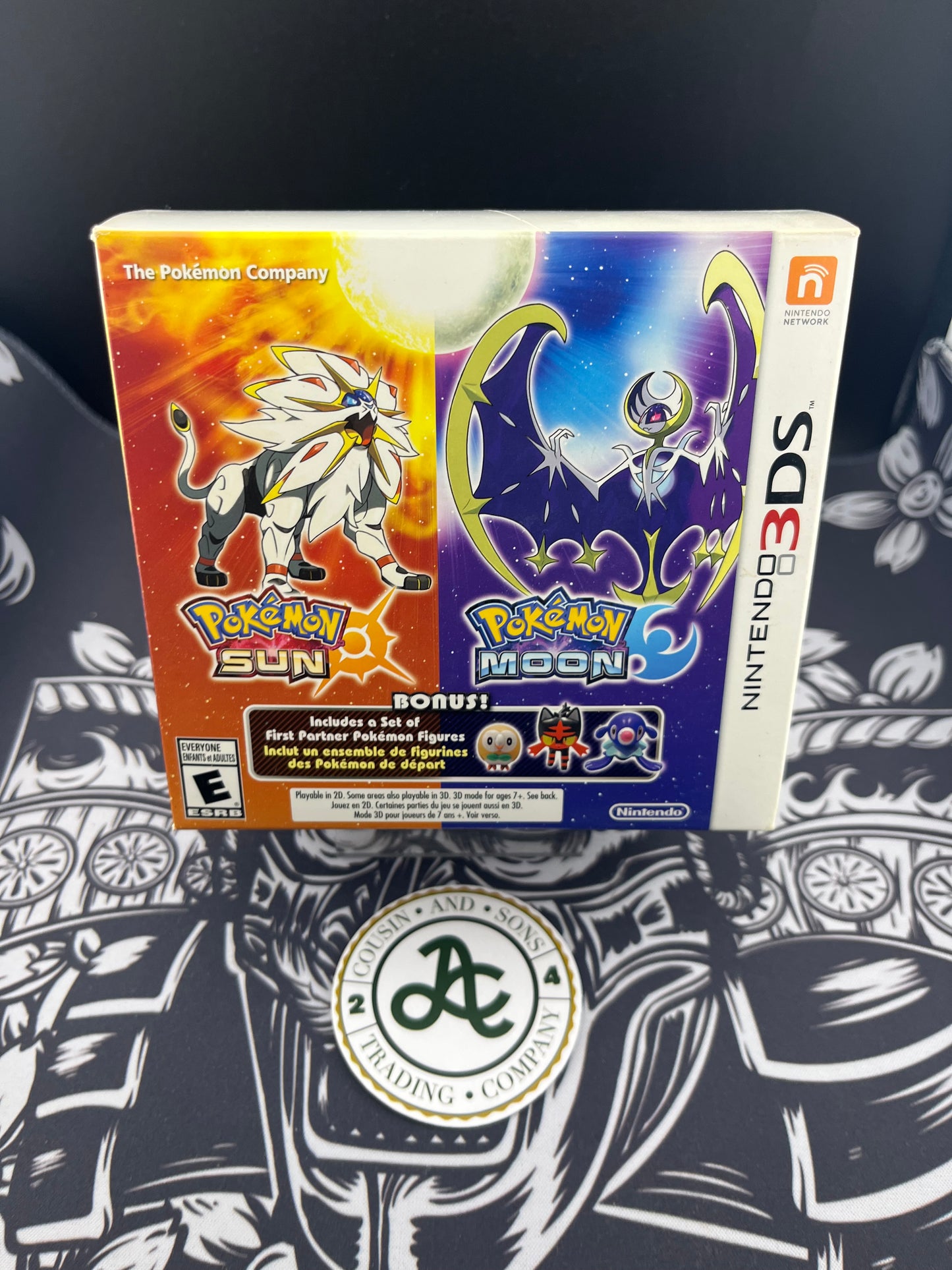 Pokémon Sun and Moon Figure Bonus 3DS Brand New
