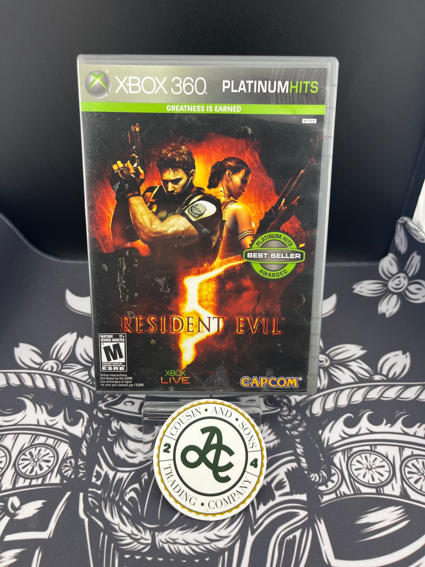 Resident Evil 5 Platinum Hits Xbox 360 CIB