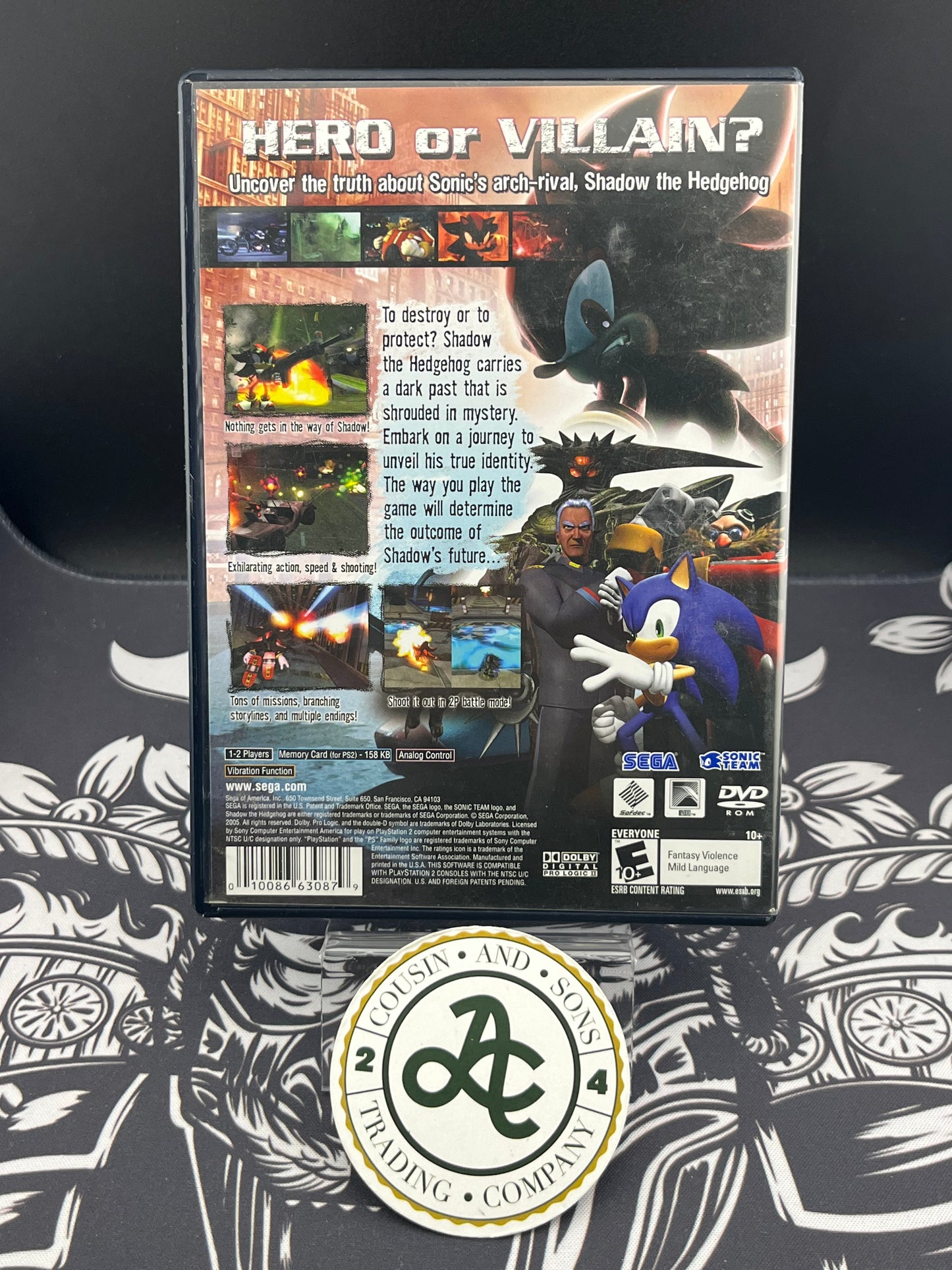 Shadow the Hedgehog PS2 CIB