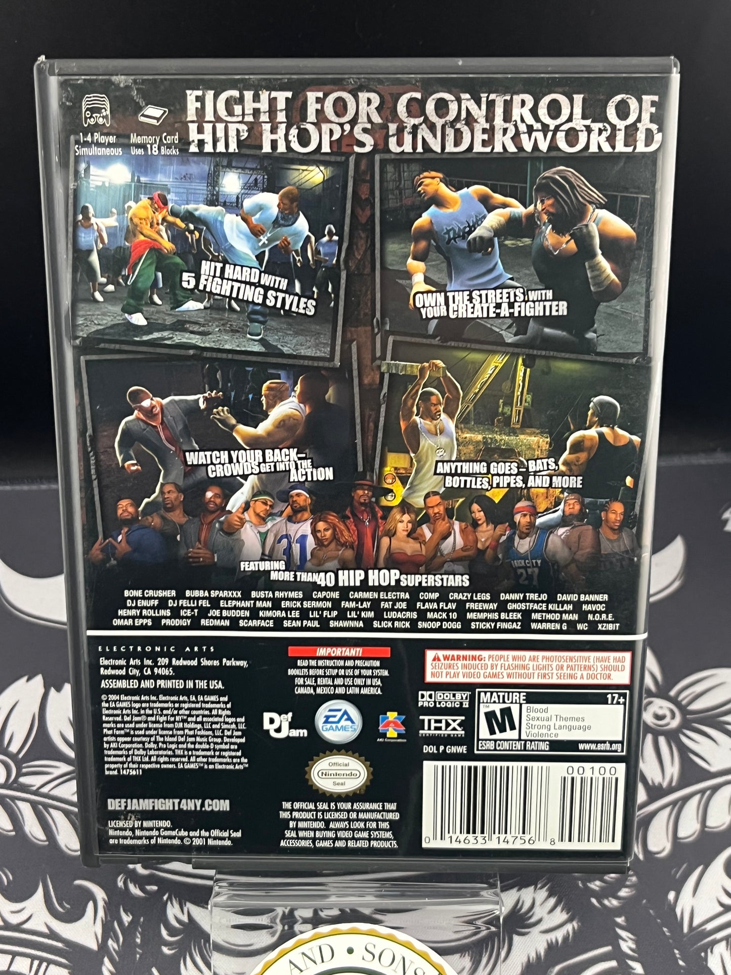 Def Jam Fight for NY Gamcube CIB