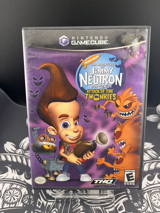 Jimmy Neutron Boy Genius Attack of The Twonkies GameCube CIB