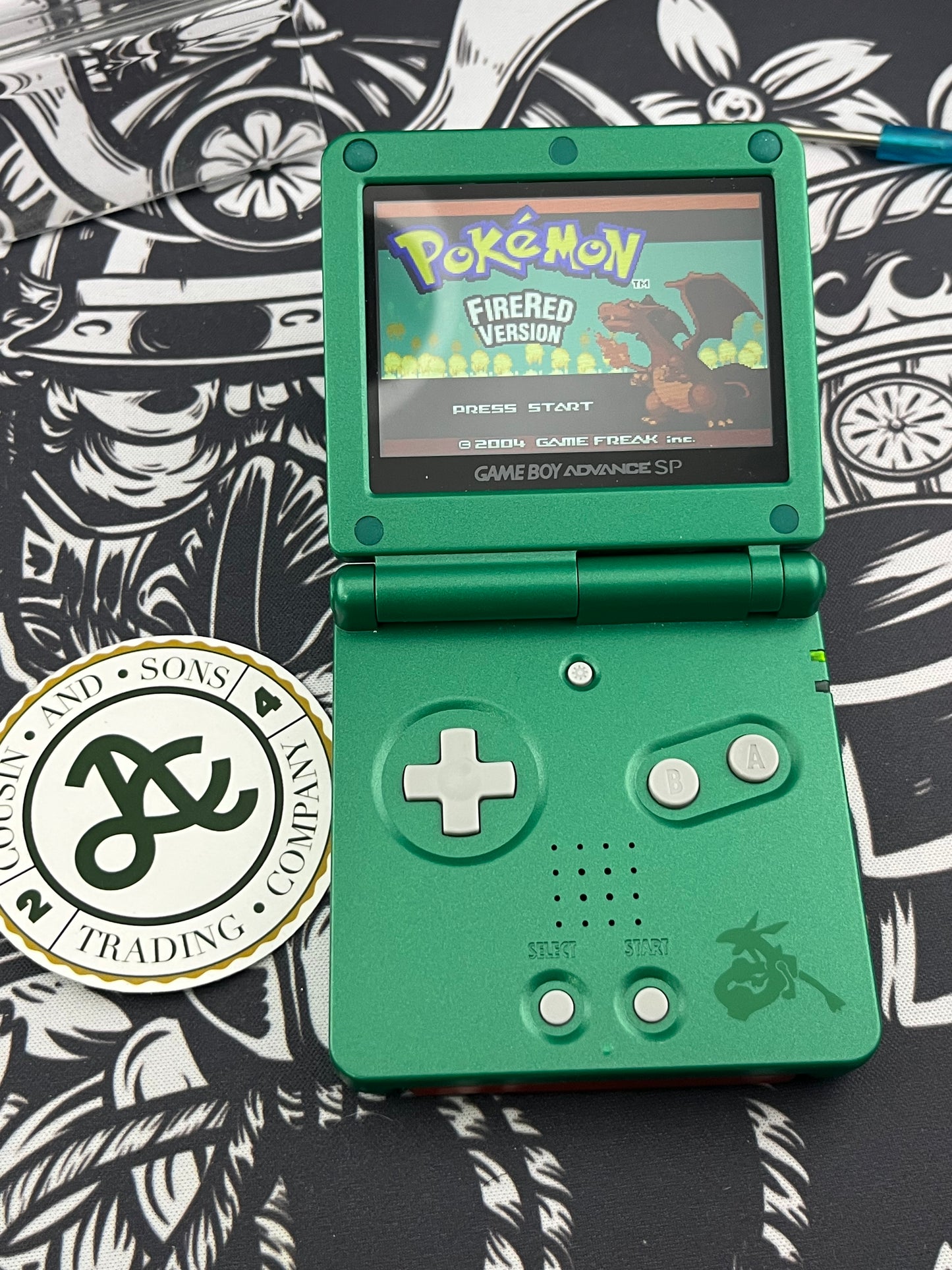 Pokémon Firered GBA Loose okay Label