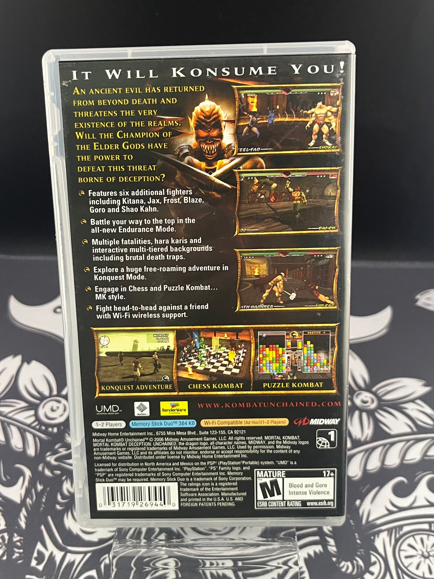 Mortal Kombat Unchained PSP CIB