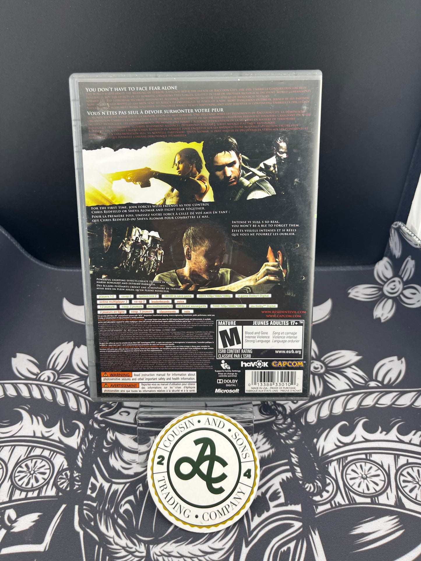 Resident Evil 5 Platinum Hits Xbox 360 CIB