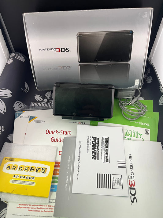 Cosmo Black 3DS Console CIB (No Game Included)