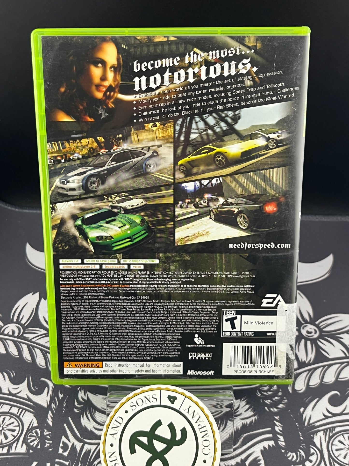 Need For Speed Most Wanted Xbox 360 CIB