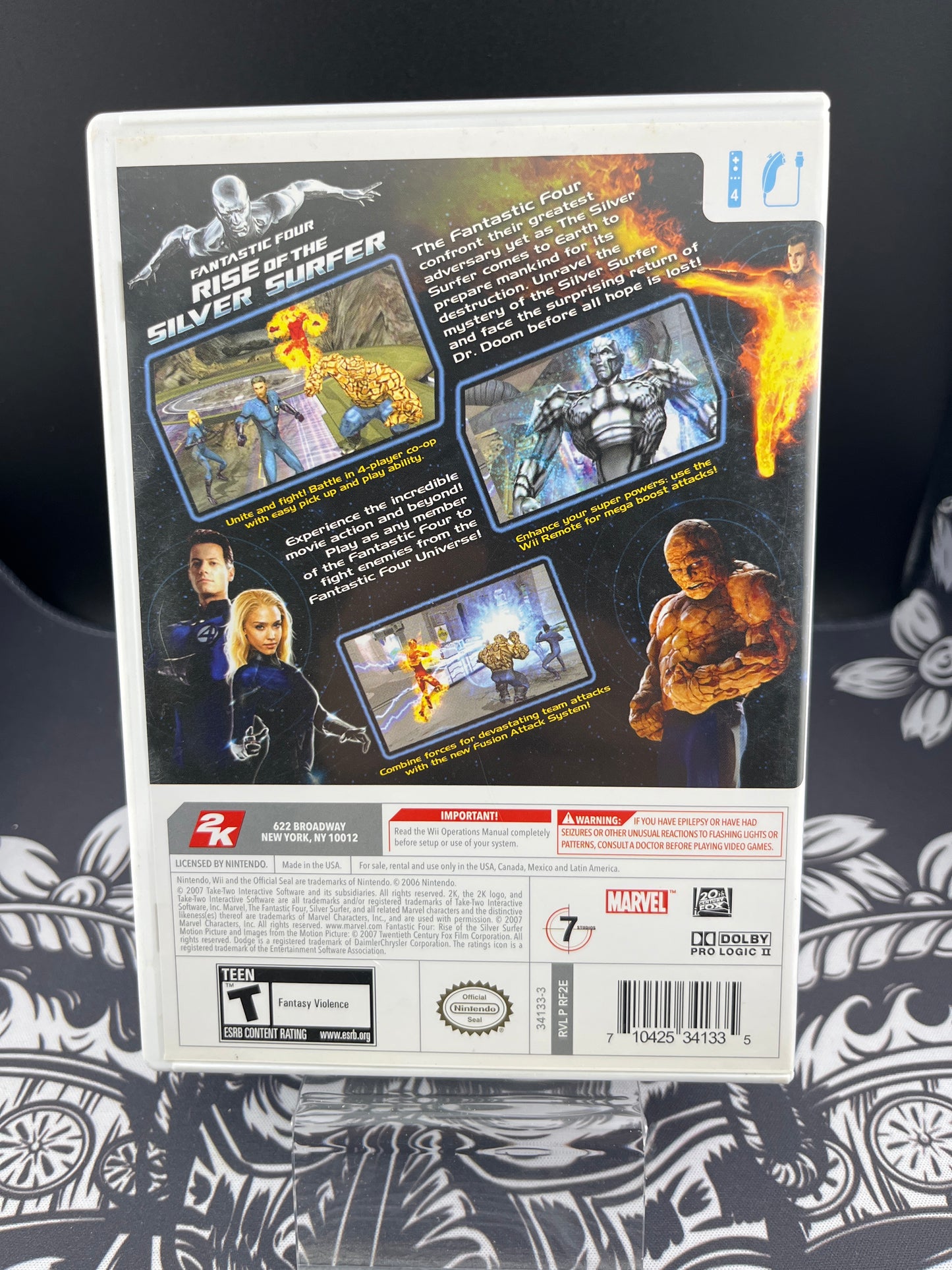 Fantastic Four Rise of the Silver Surfer Wii CIB