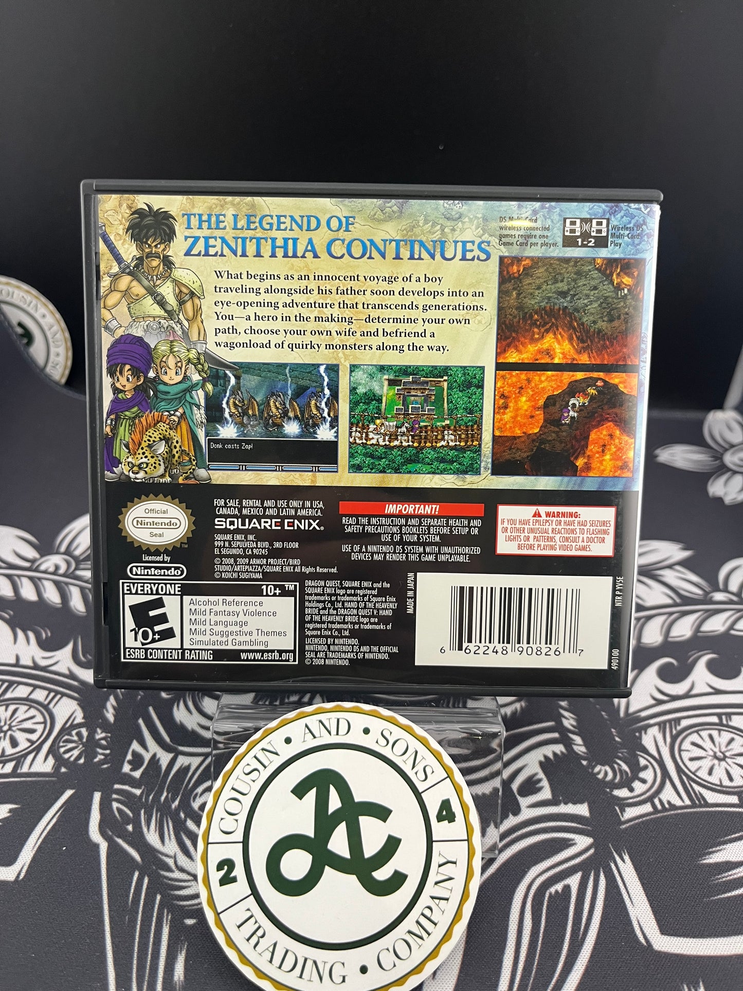 Dragon Quest V 5 Hand of the Heavenly Bride DS CIB