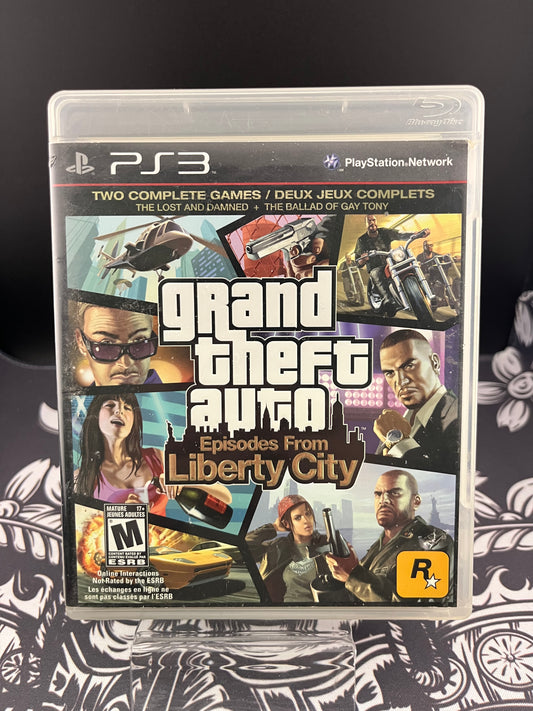 GTA Episodes from Liberty City PS3 CIB No Map