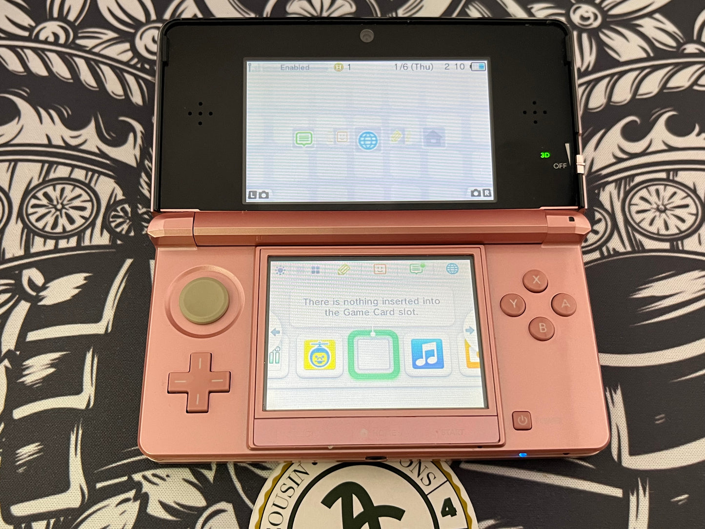 Pink 3DS with 10 Games