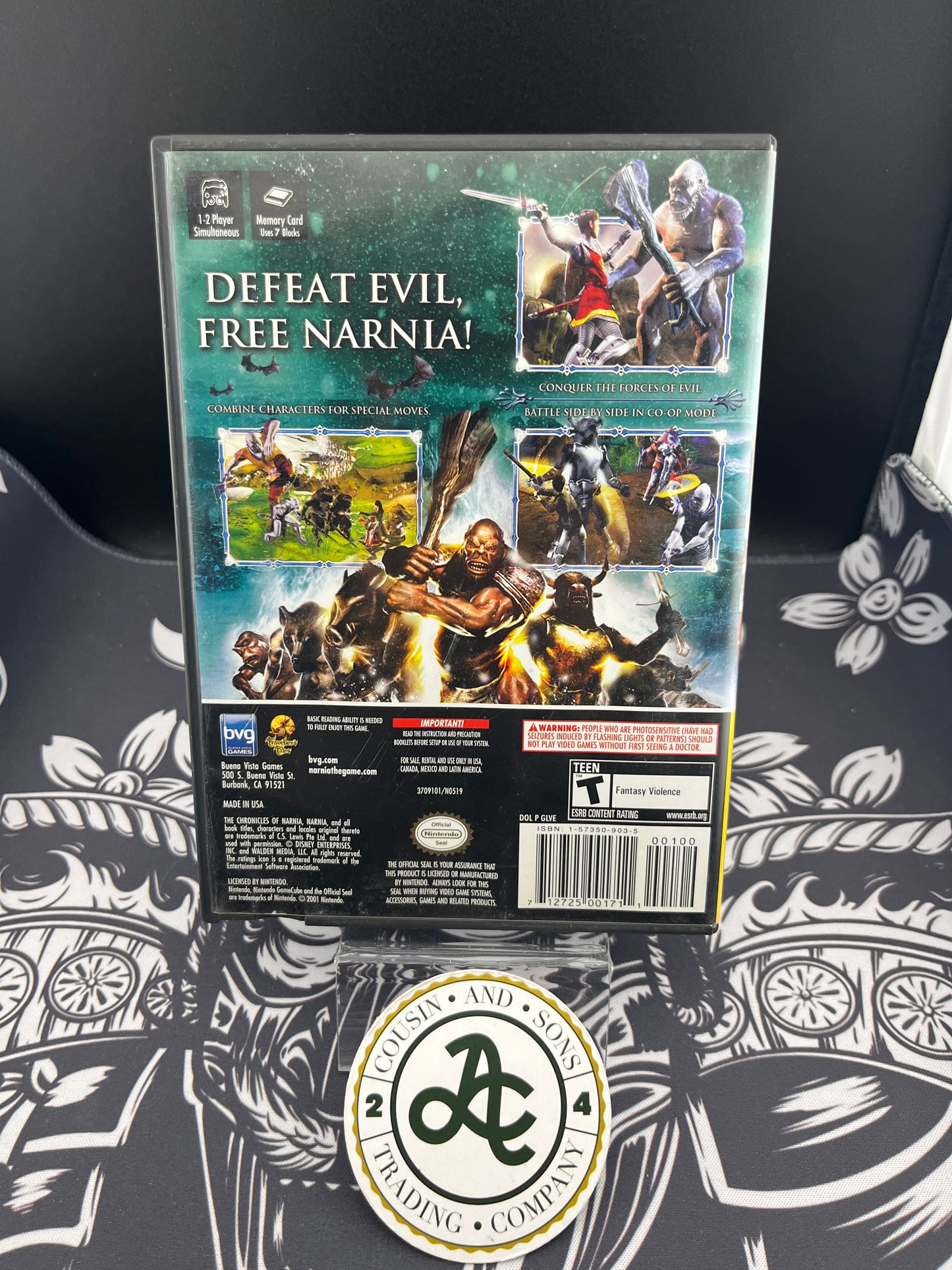 The Chronicles of Narnia PC GameCube No Manual