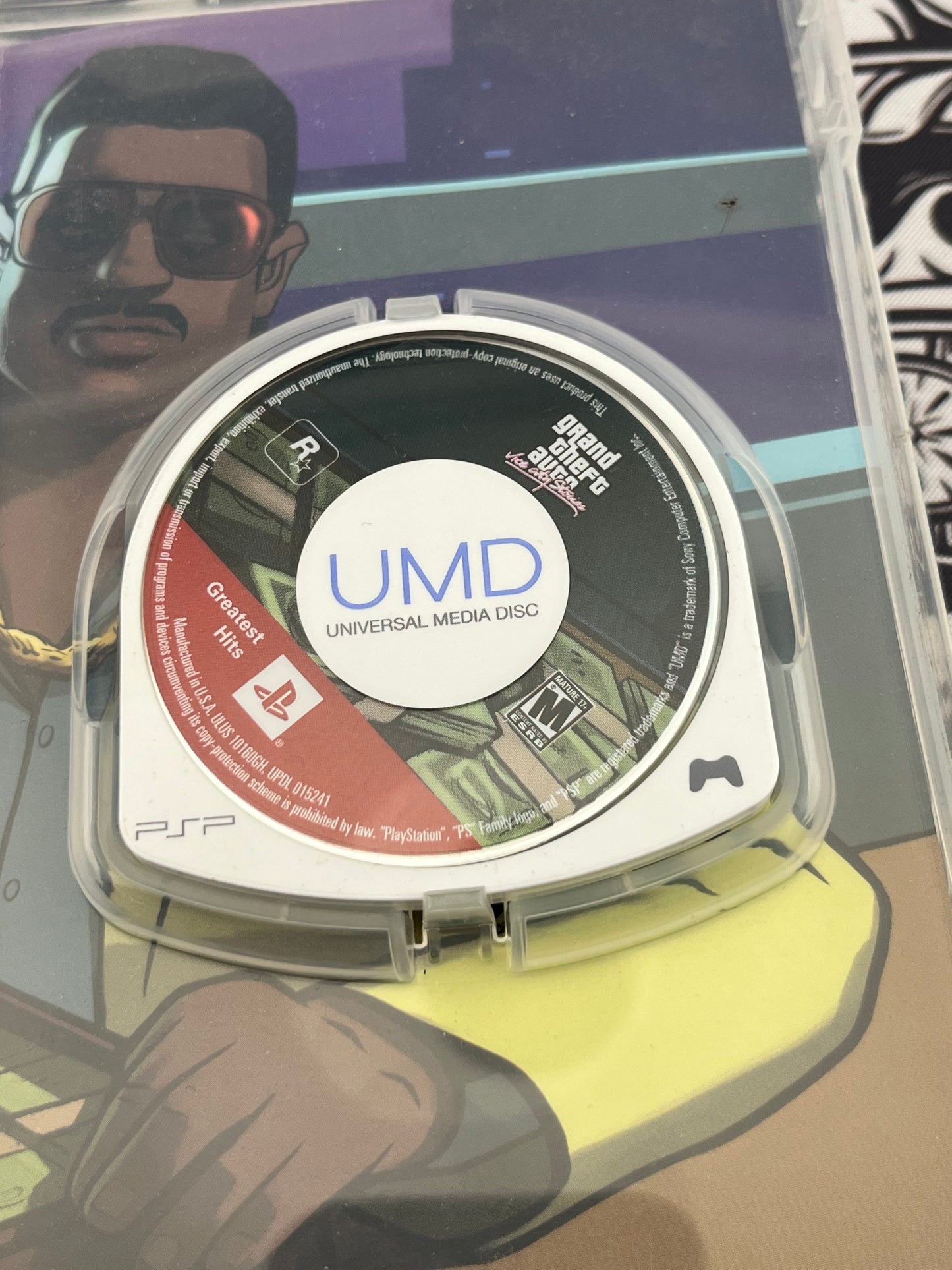 Grand Theft Auto Vice City Stories PSP - No Map - Okay condition CIB