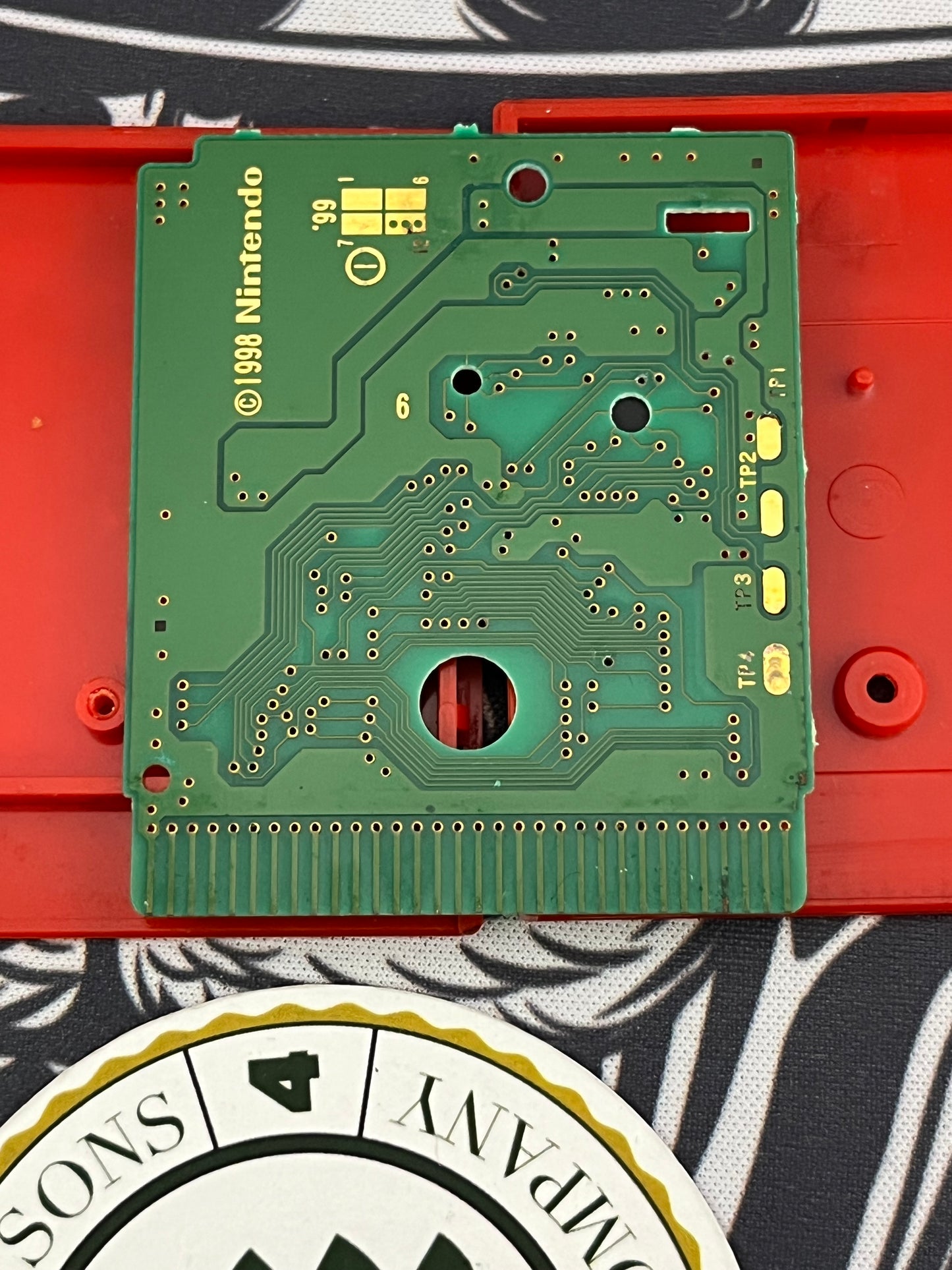 Pokémon Red GBC Okay Label