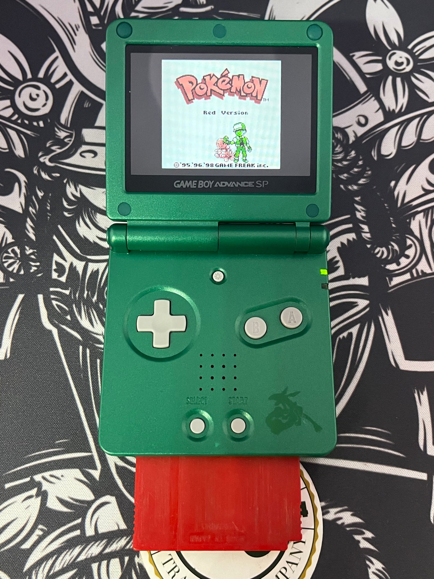Pokémon Red bad Label GBC Loose
