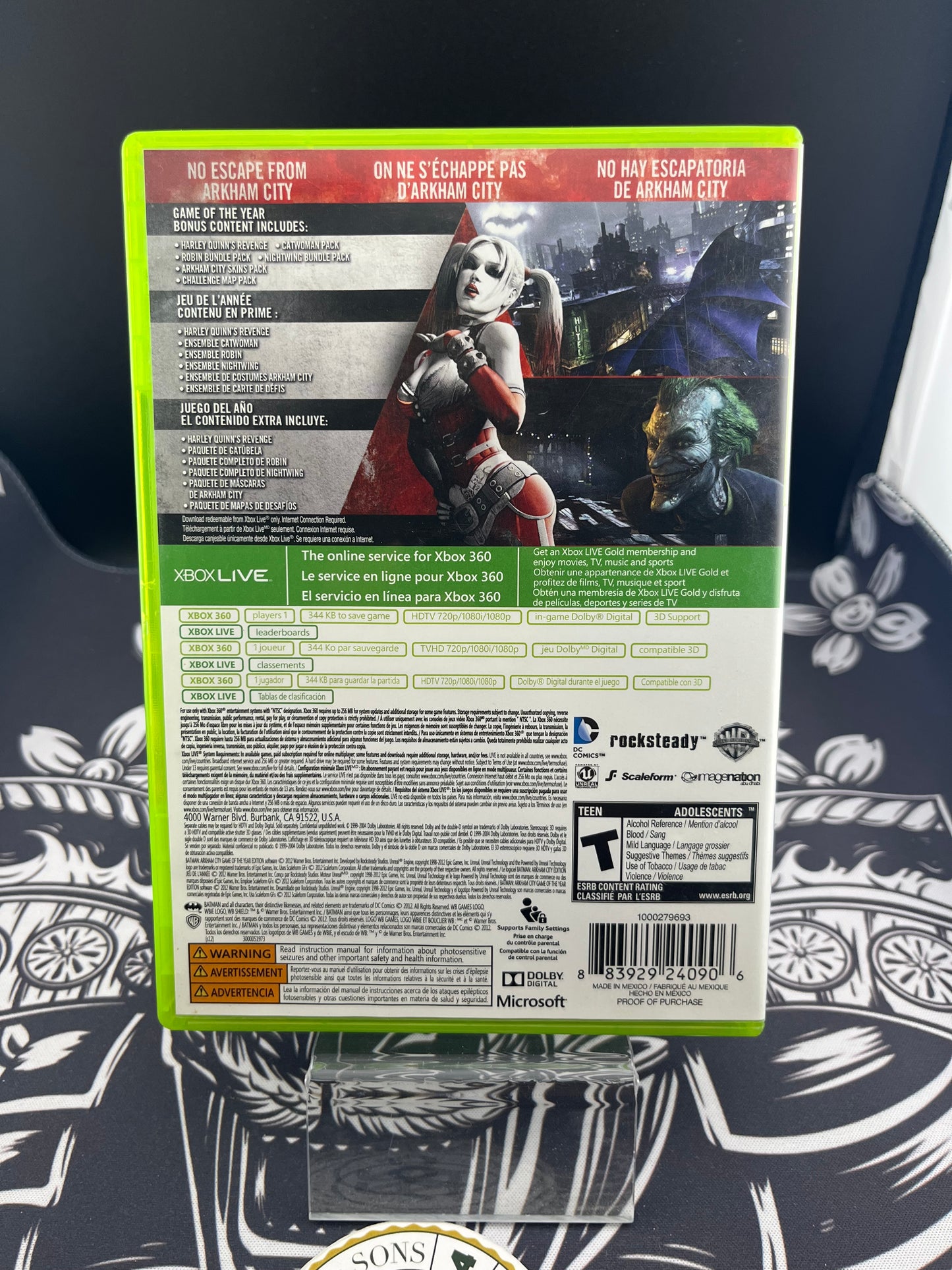 Batman Arkham City GOTY Xbox 360 CIB
