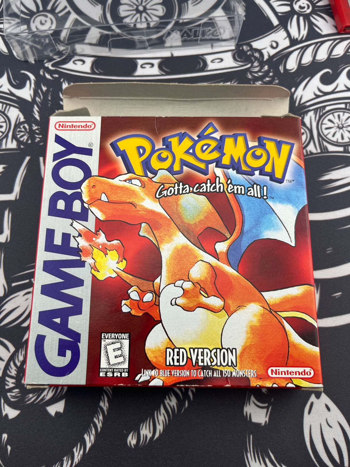 Pokémon Red First Print Gameboy Box Game and Manual