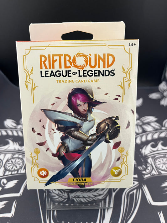 RiftBound League of Legends Spiritforged Fiora Champion Deck BNIB