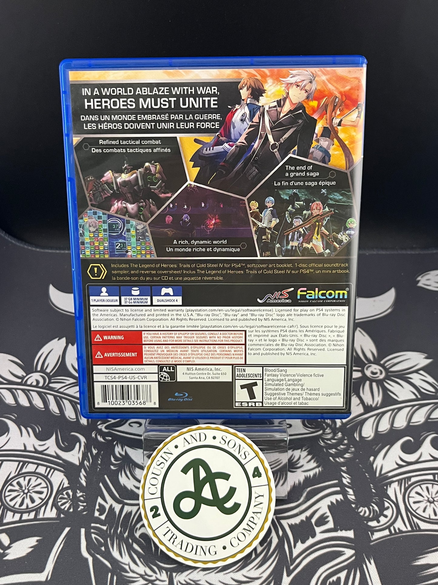 Trails of Cold Steel IV PS4 CIB