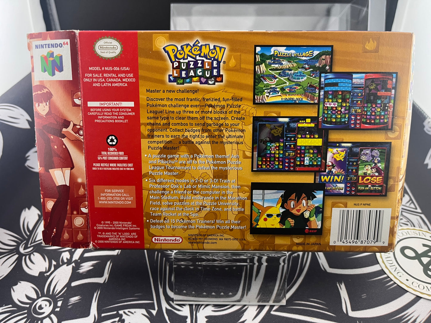 Pokémon Puzzle League N64 CIB