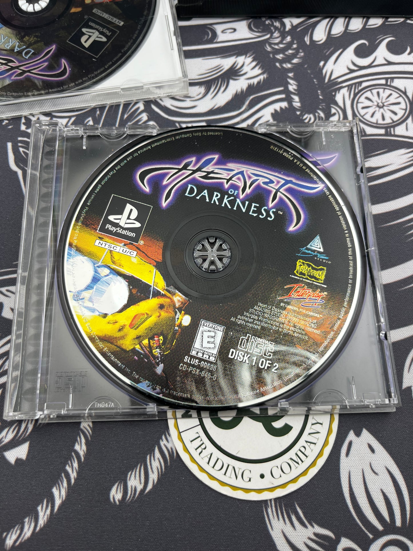 Heart of Darkness (2 disc, damaged case) CIB PS1
