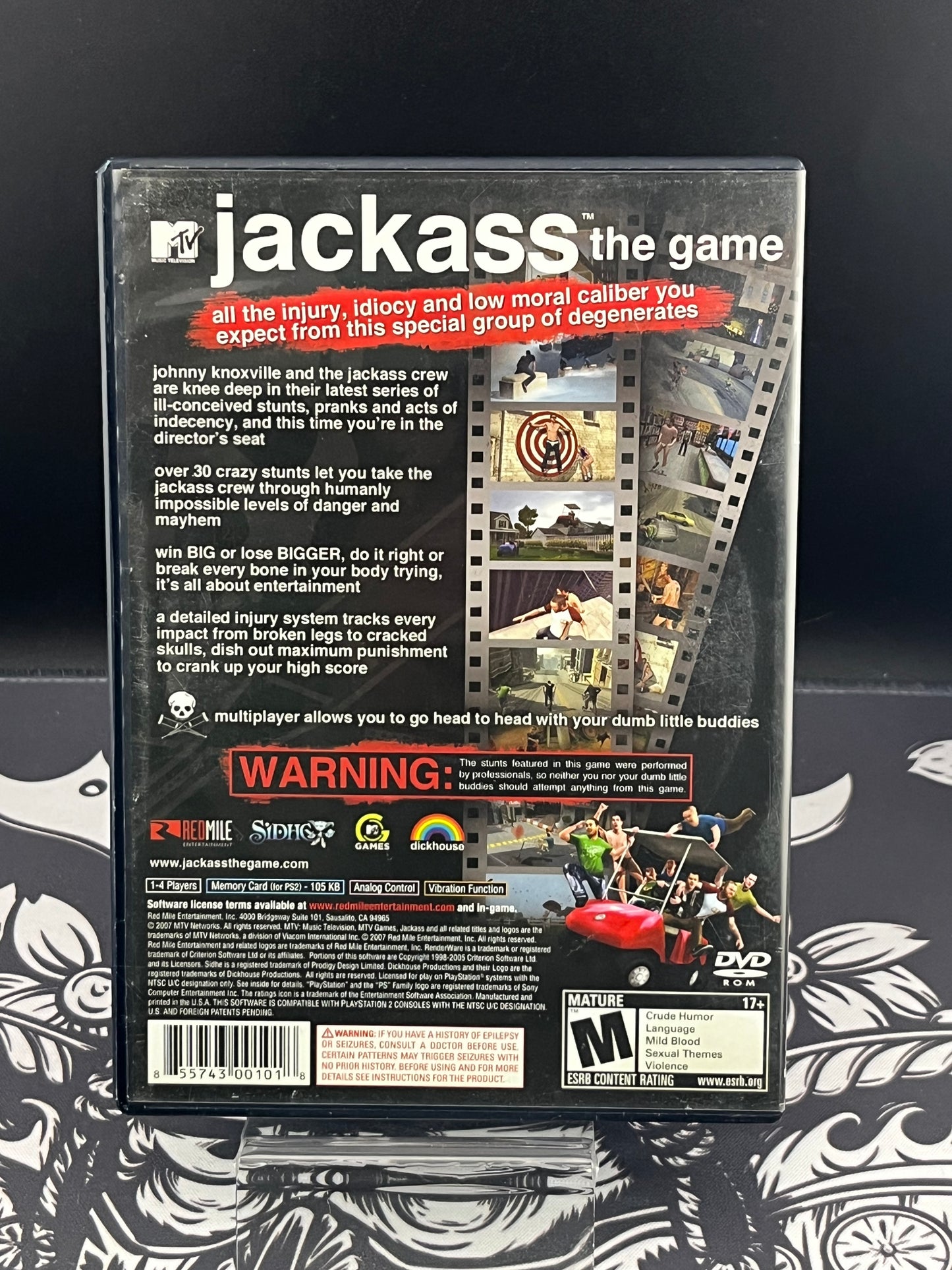 Jackass the Game PS2 No Manual