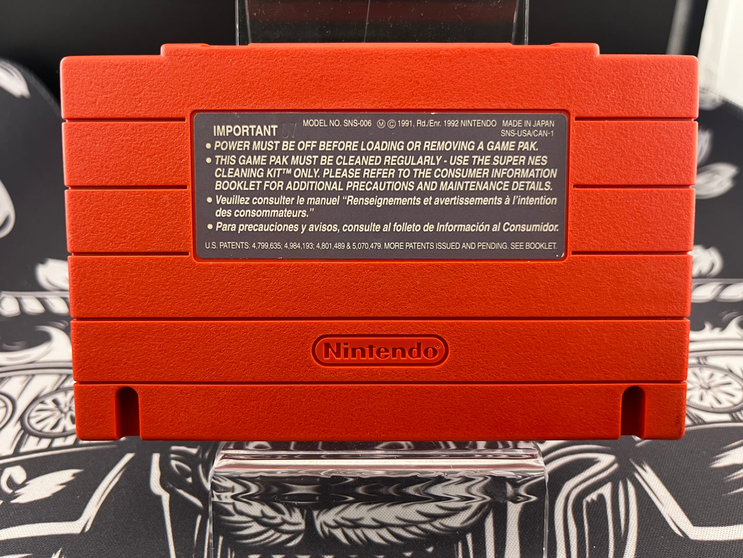 Marvel Comics Spider-Man Venom Maximum Carnage - SNES Loose Cartridge Only