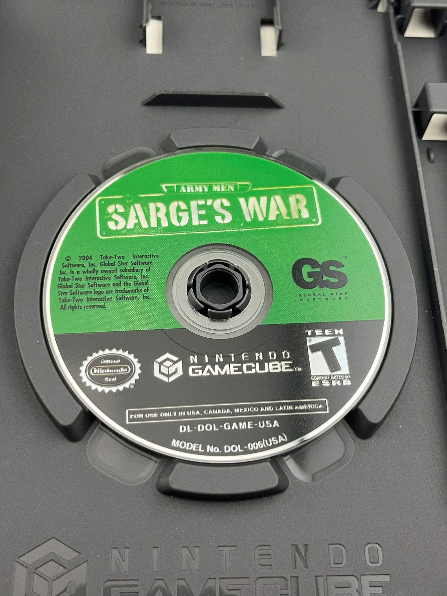 Army Men Sarge’s War GameCube CIB