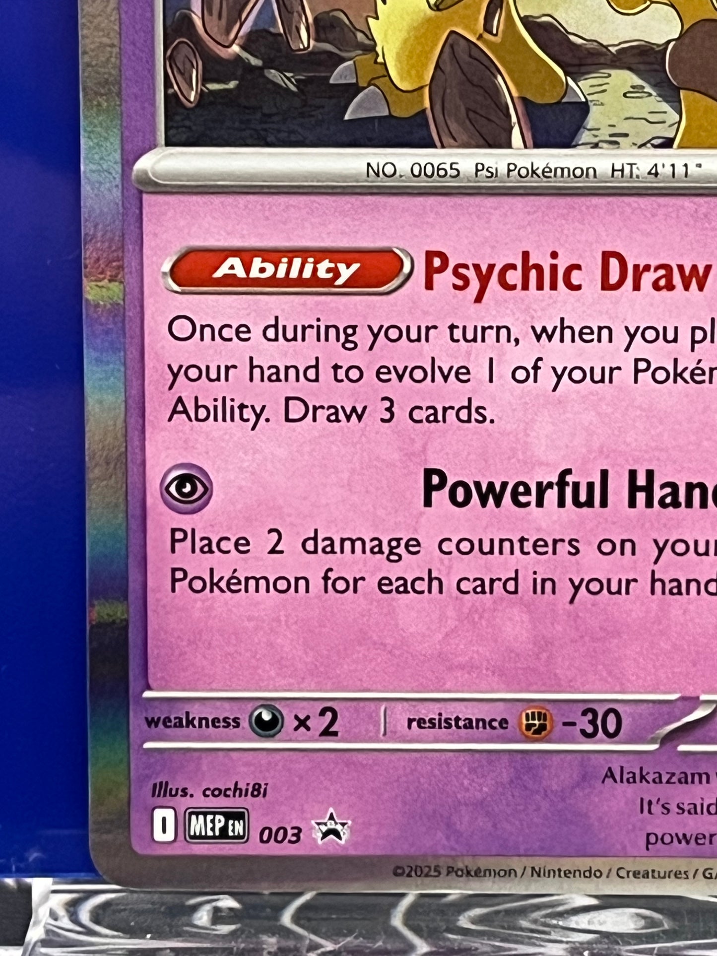 Alakazam 003 Promo NM
