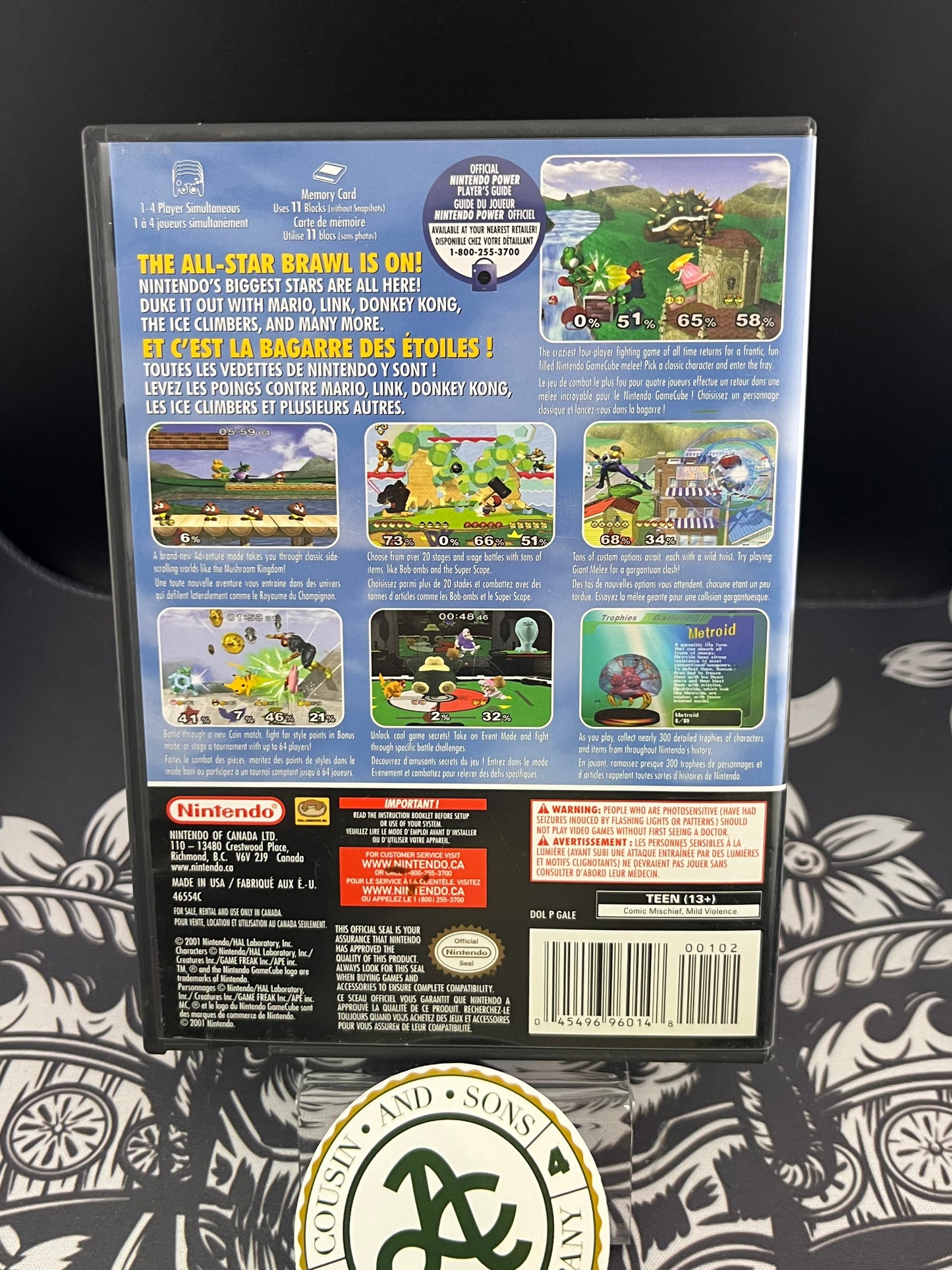 Super Smash Bros Melee (Best Seller) GC GameCube CIB