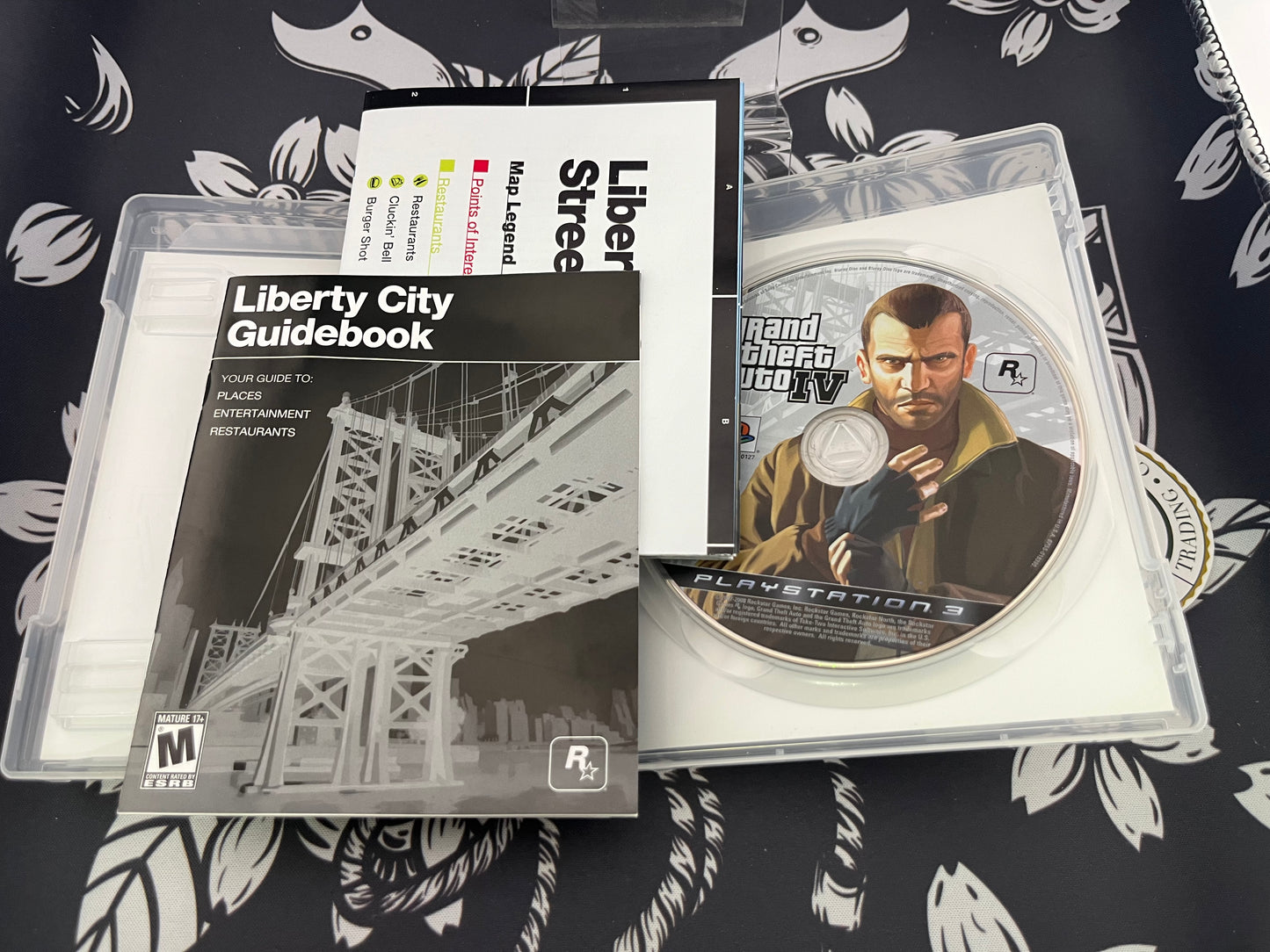 Grand Theft Auto IV PS3 CIB with map