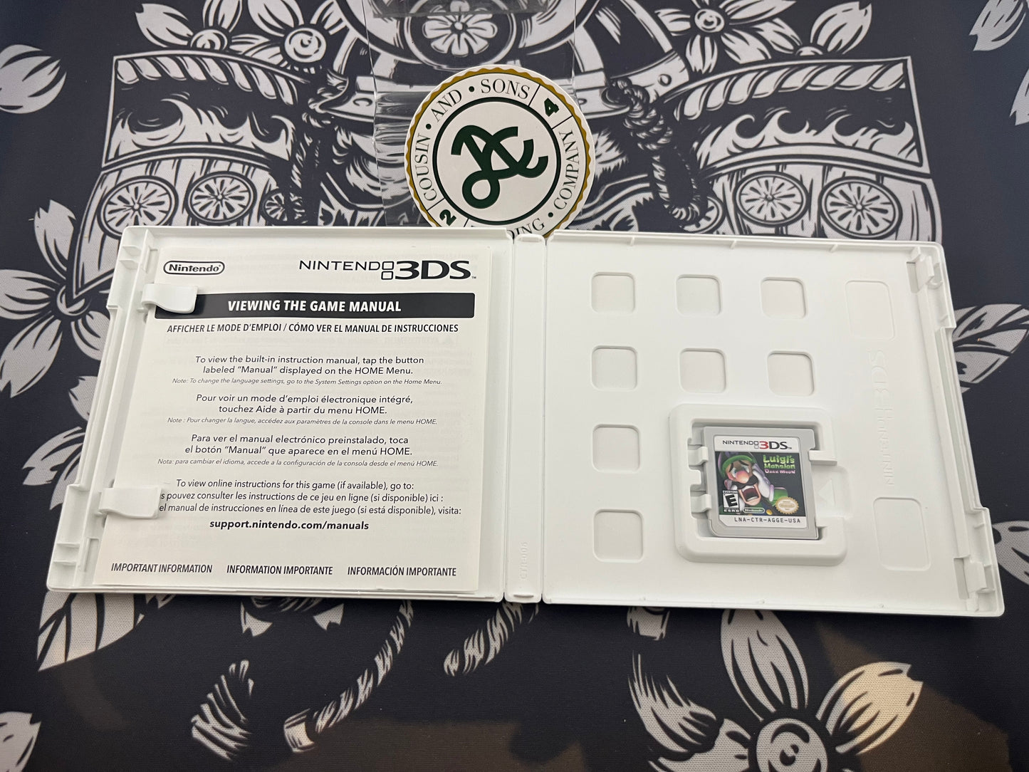 Luigi Mansion Dark Moon 3DS CIB Nintendo Selects
