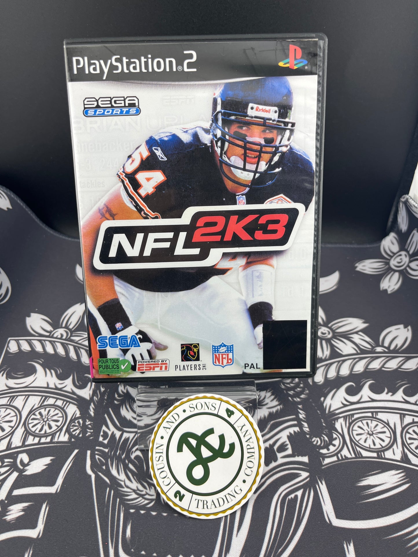 NFL 2K3 PS2 (re-printed cover, no manual)