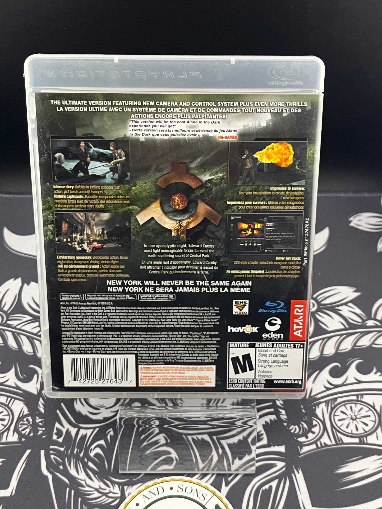 Alone in the Dark Inferno PS3 CIB