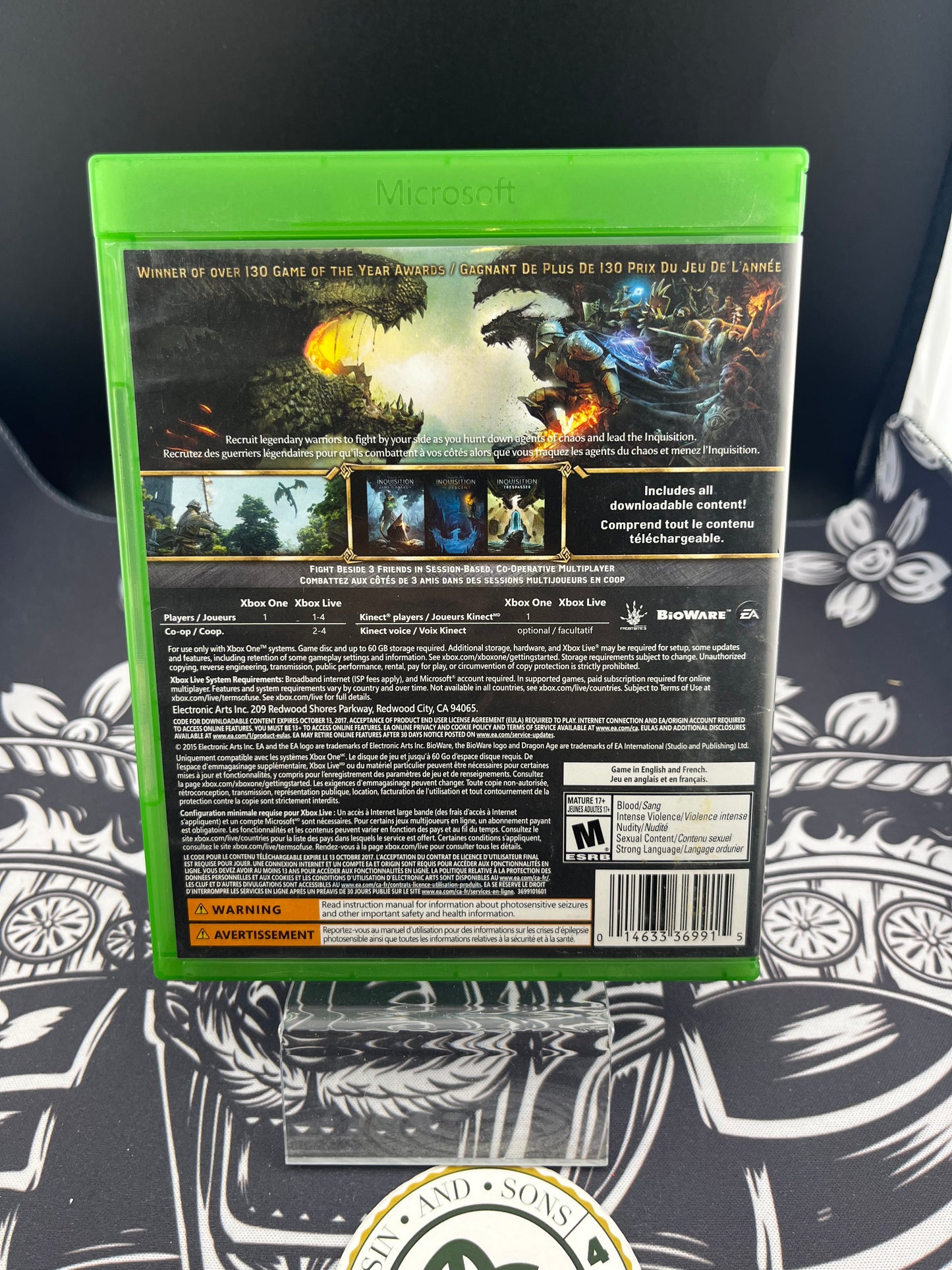 Dragon Age Inquisition GOTY Xbox One CIB