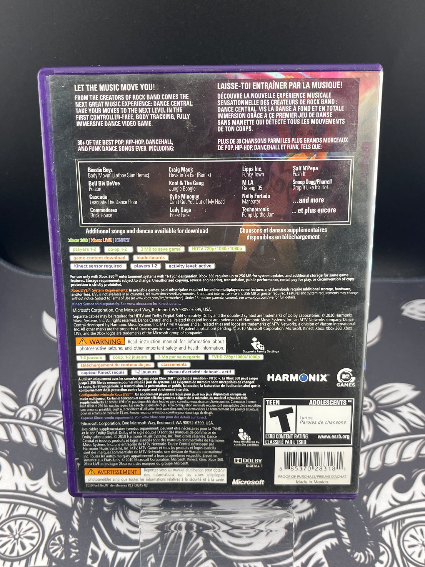 Dance Central Xbox 360 CIB