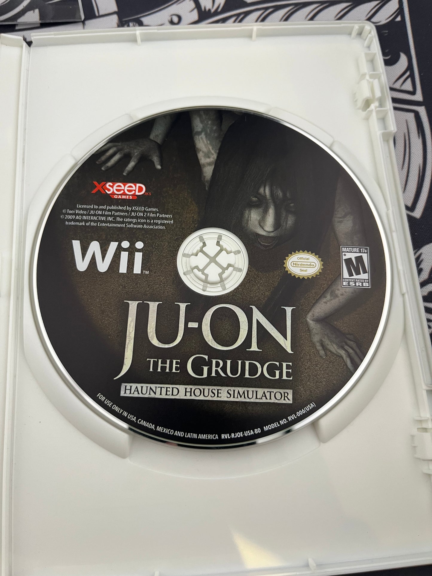 Ju-ON The Grudge Haunted House Simulateur De Maison Hantee Wii CIB