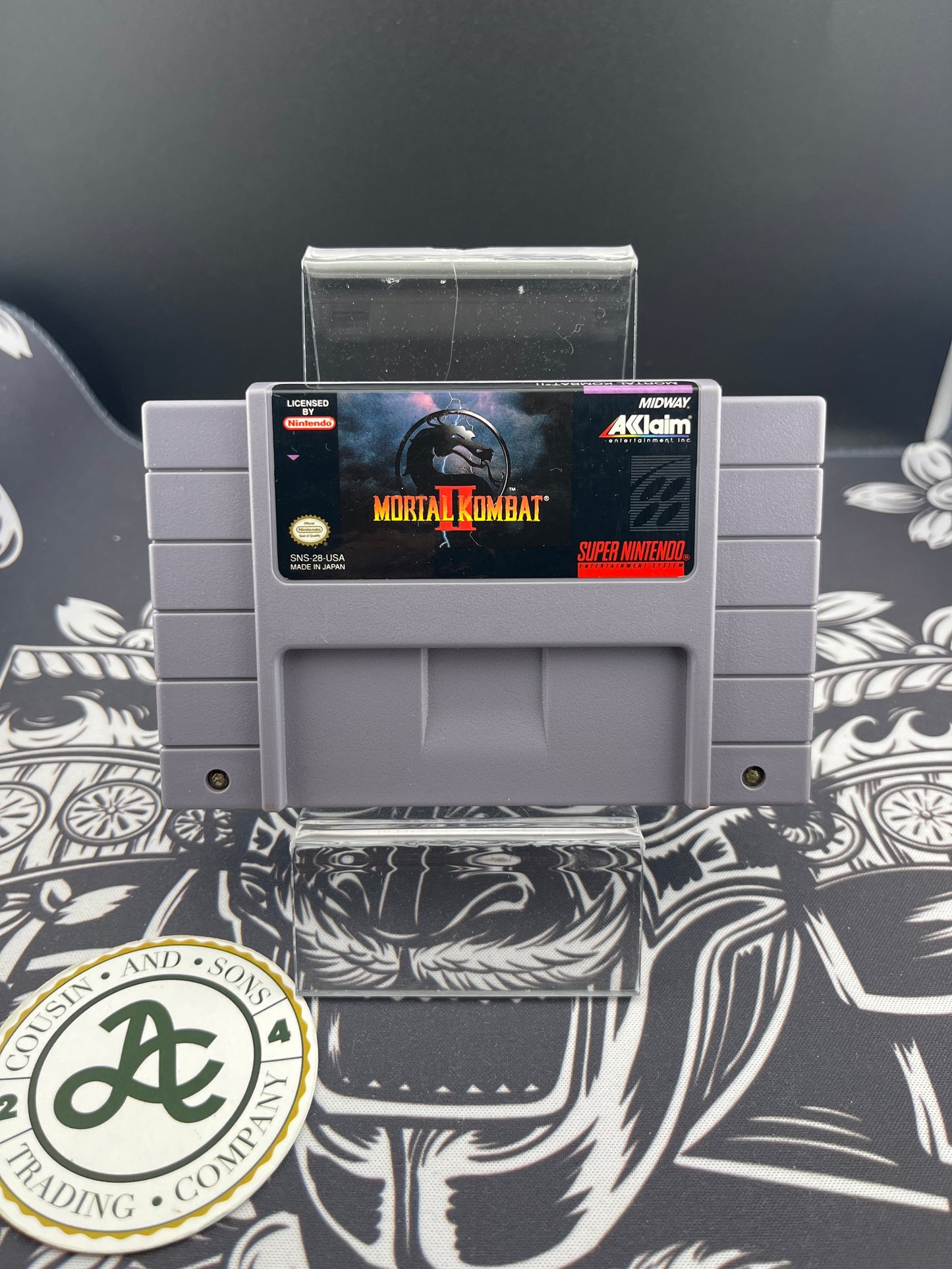 Mortal Kombat II 2 SNES Loose