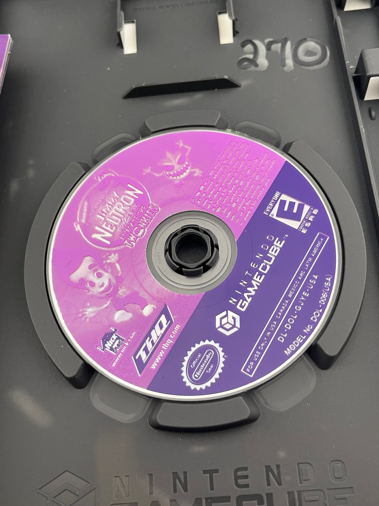 Jimmy Neutron Boy Genius Attack of The Twonkies GameCube CIB