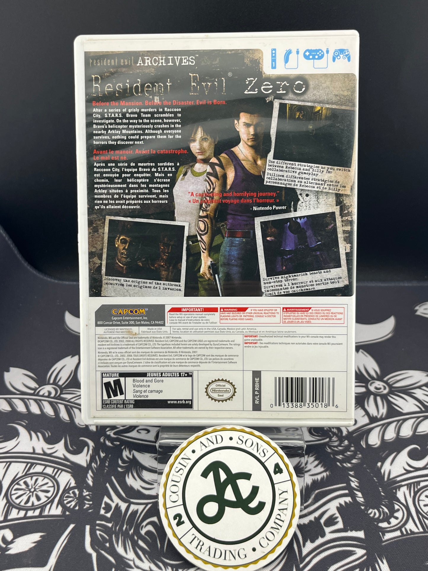 Resident Evil Zero Wii CIB
